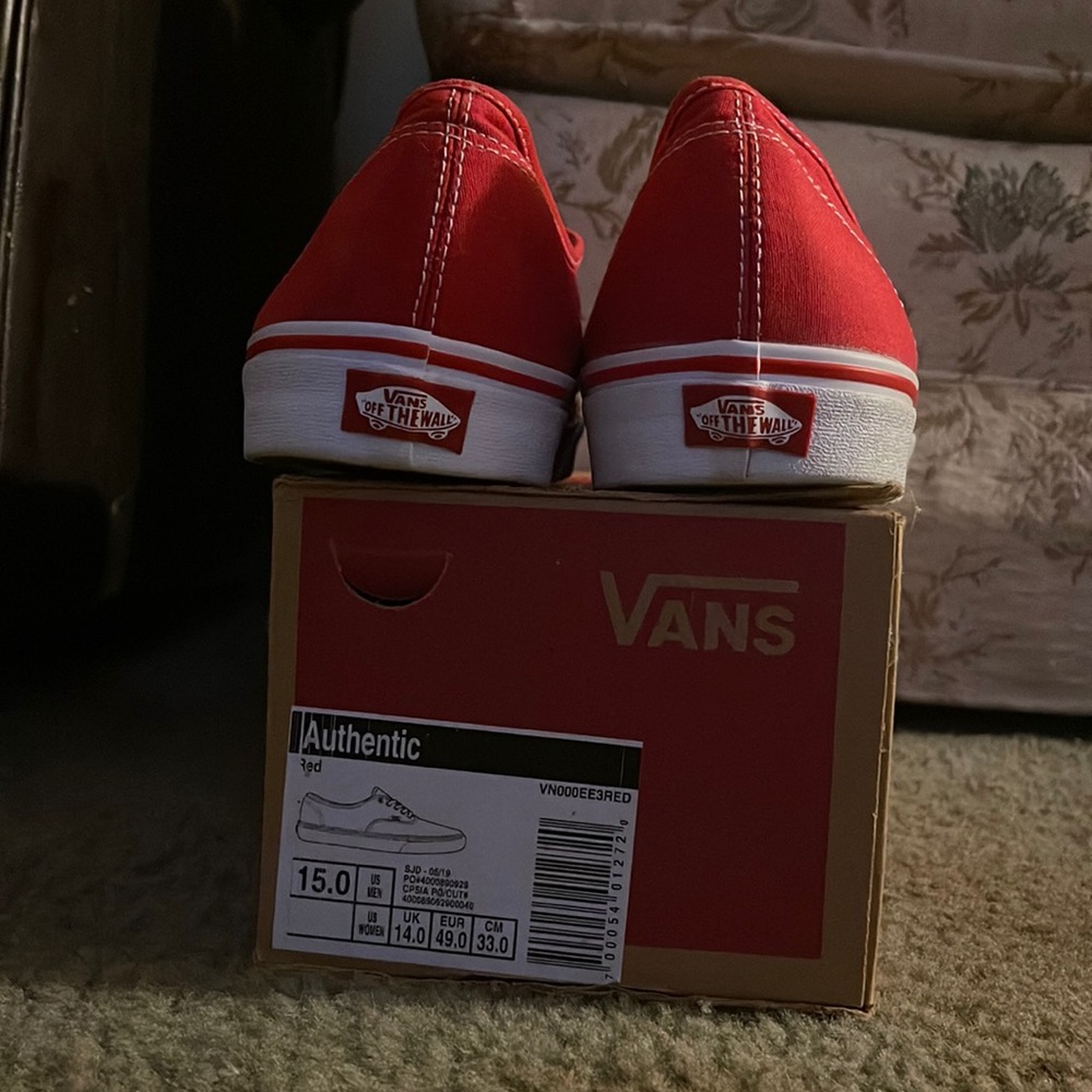 Vans - Red Authentic - Picture 3 of 3
